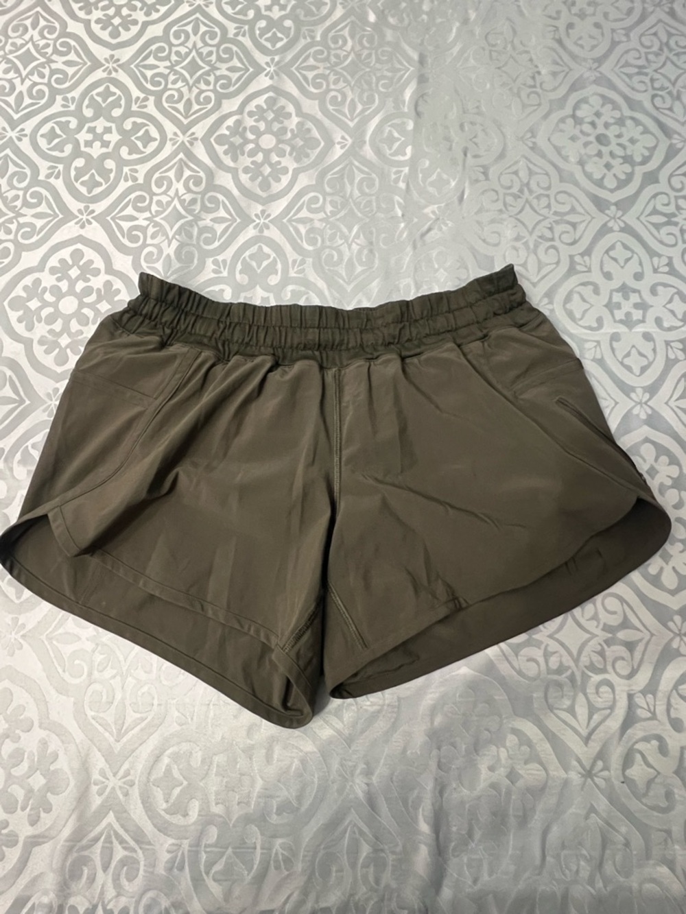 lululemon athletica Olive Green Athletic Shorts size 4
